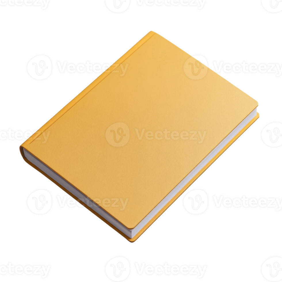 Isolated tan book illustration on a neutral backdrop for educational and design projects png