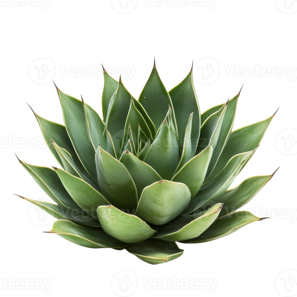 Botanical precision a solitary agave plant stands out on an uncolored canvas png