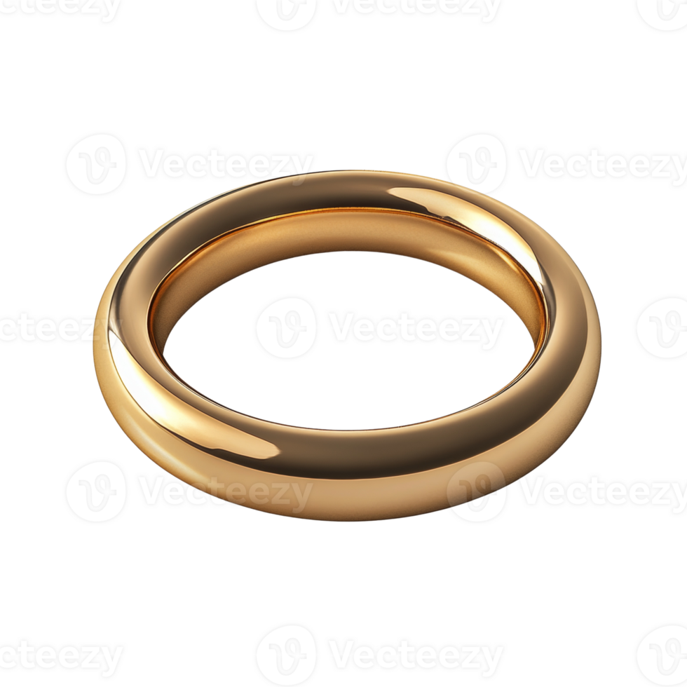 Elegant golden torus, a symbol of unity, continuity, and luxurious simplicity, with a refined presentation png