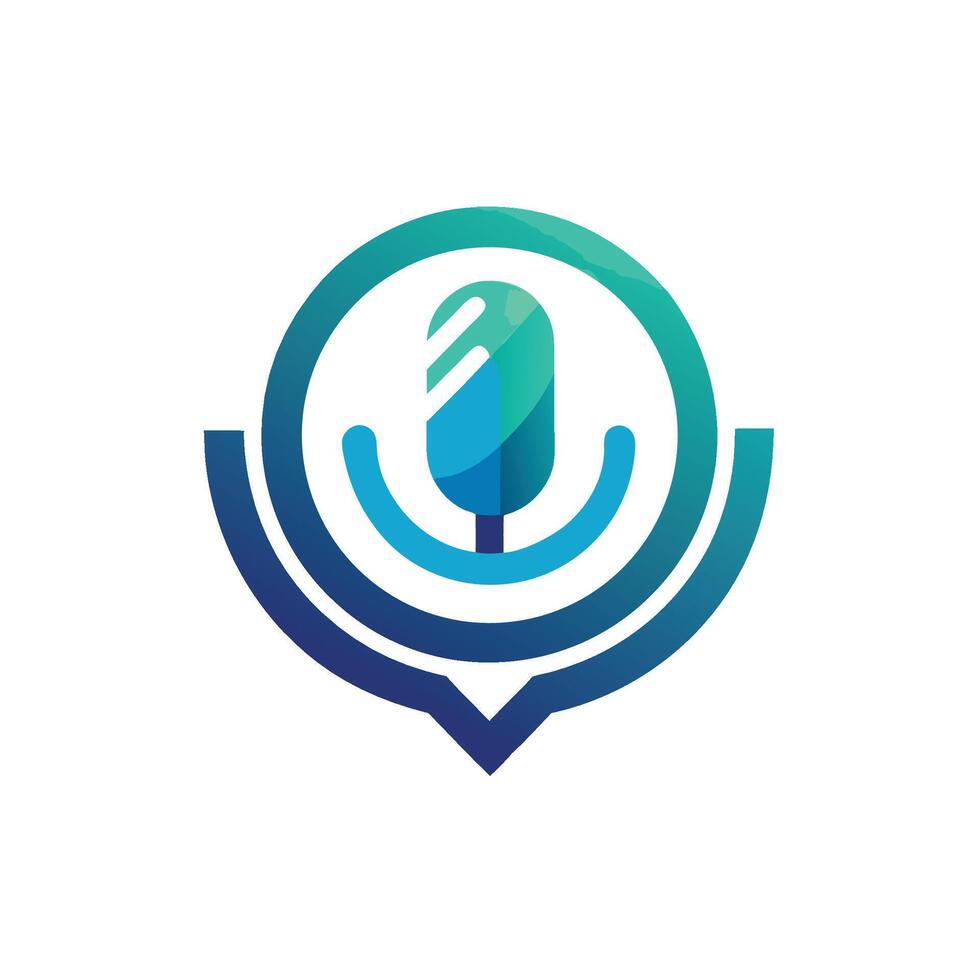 Sleek minimalist logo design for innovative voice authentication technology focused on secure identification and user accessibility in modern applications vector