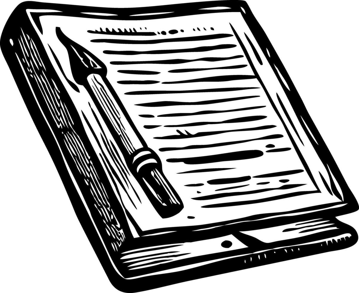 A vintage style illustration of maya writing vector