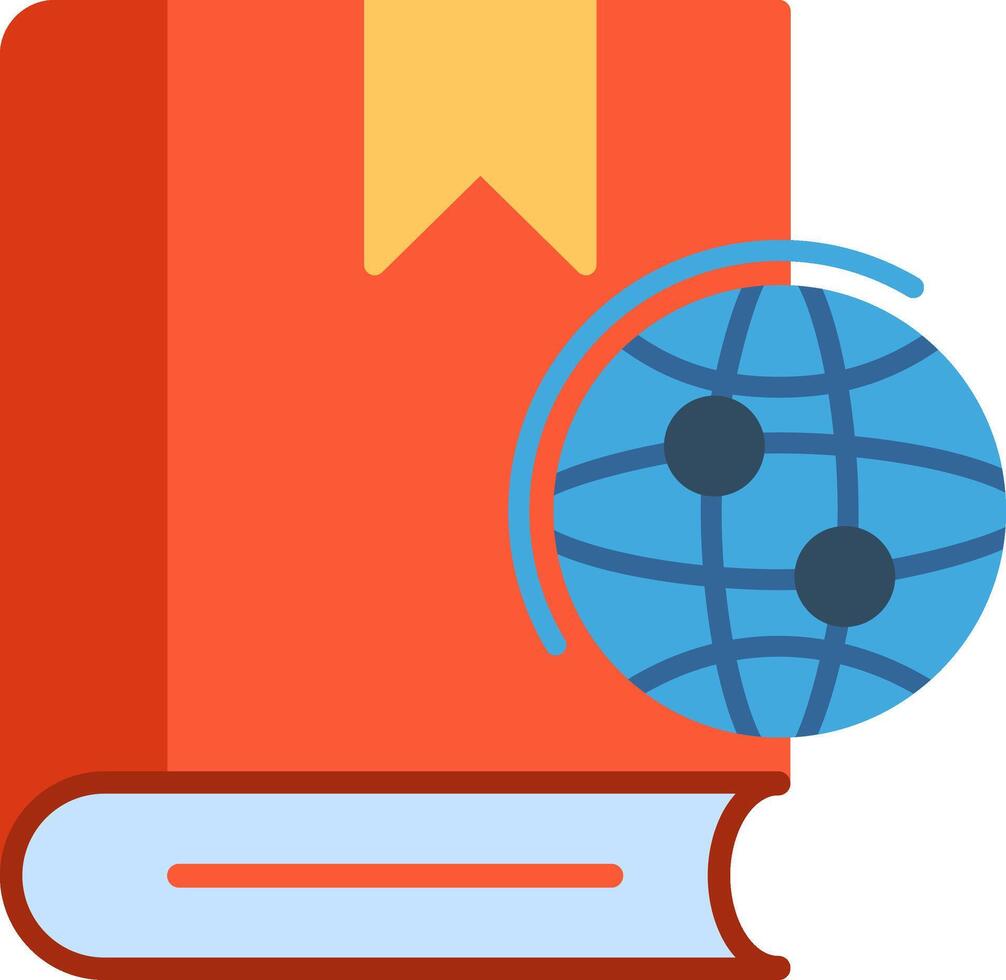 Globel Flat Multicolored Icon Design vector
