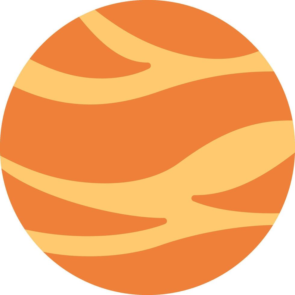 Venus Flat Multicolored Icon Design vector