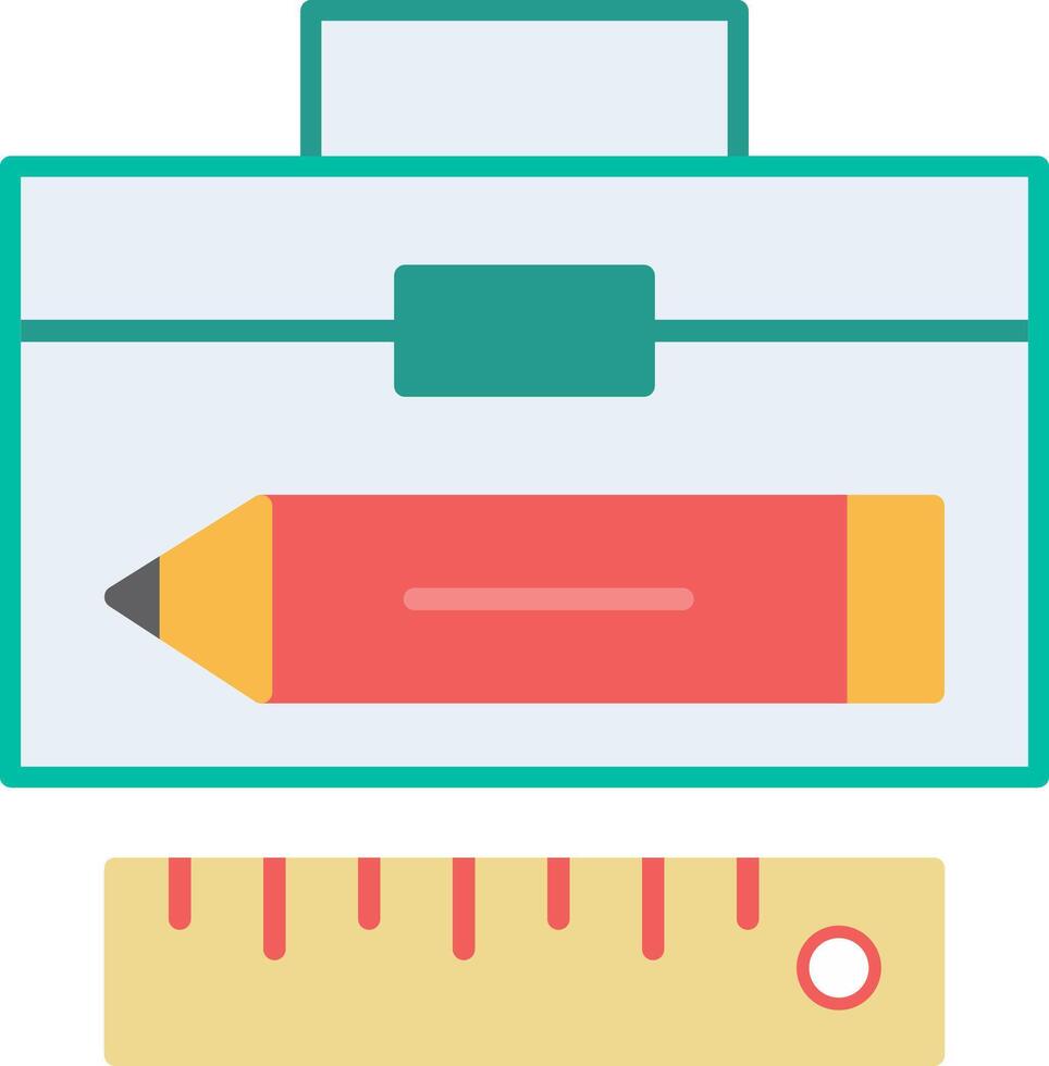 Geometry Flat Multicolored Icon Design vector