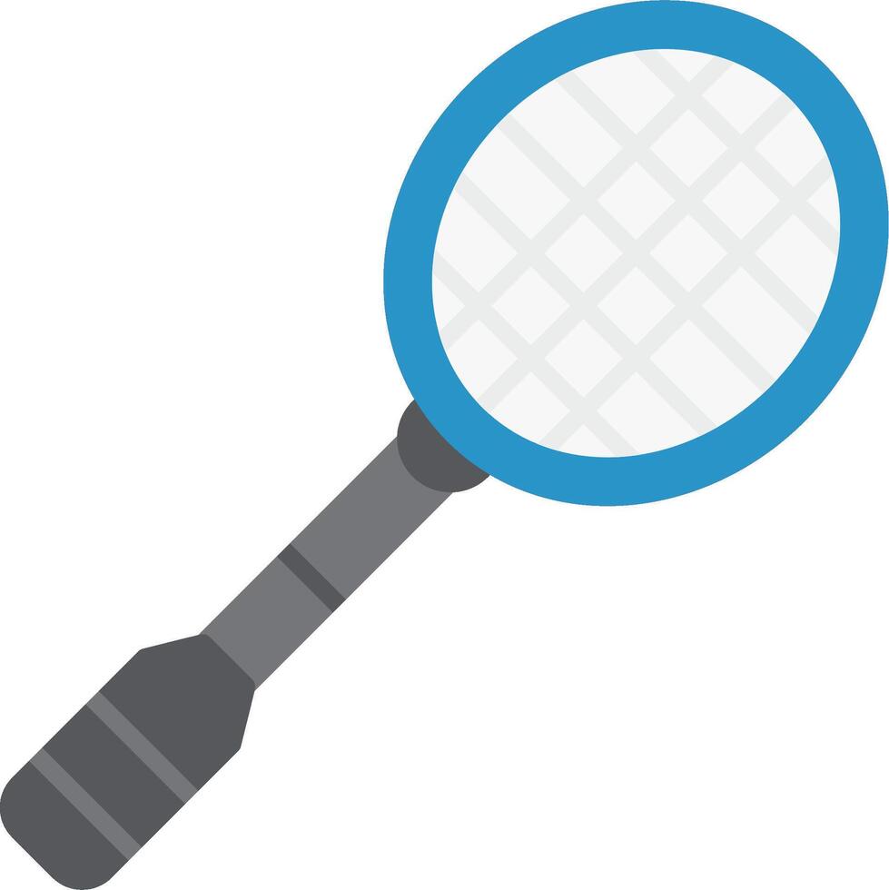 Racket Flat Multicolored Icon Design vector