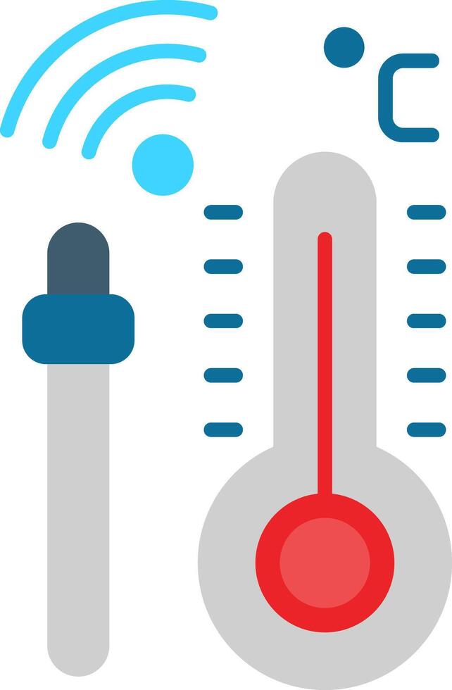 Humidity Flat Multicolored Icon Design vector