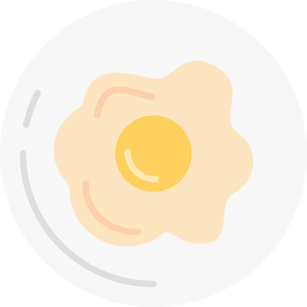 Breakfast Flat Multicolored Icon Design vector