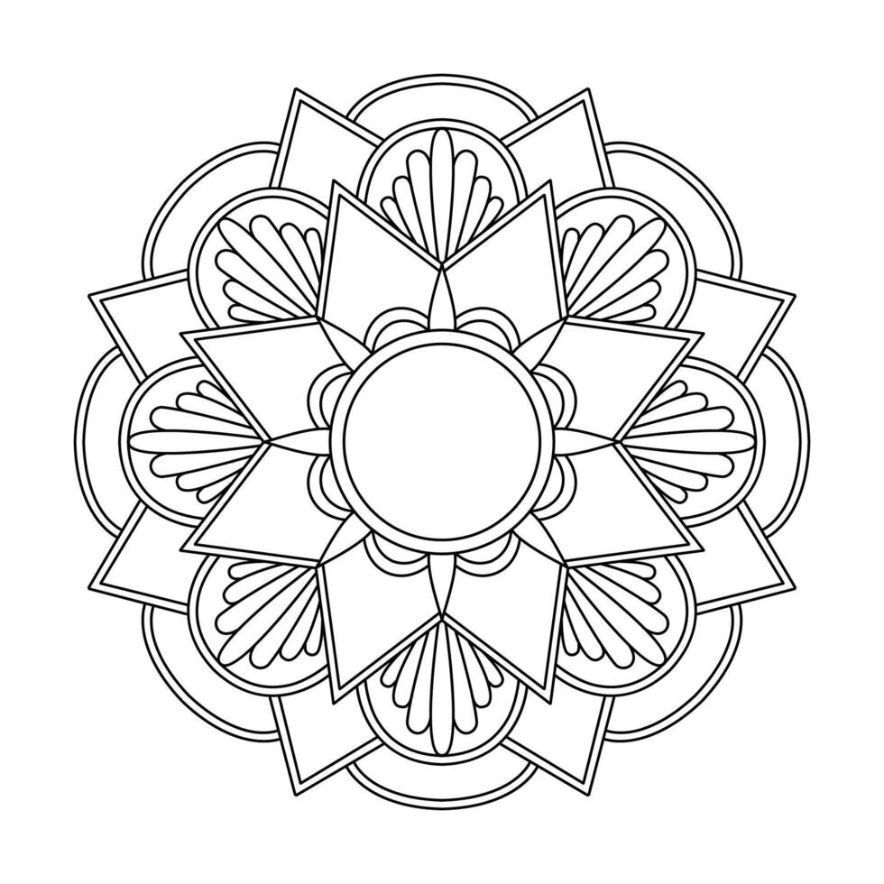 Relax with Ornamental Flower Mandala Patterns vector