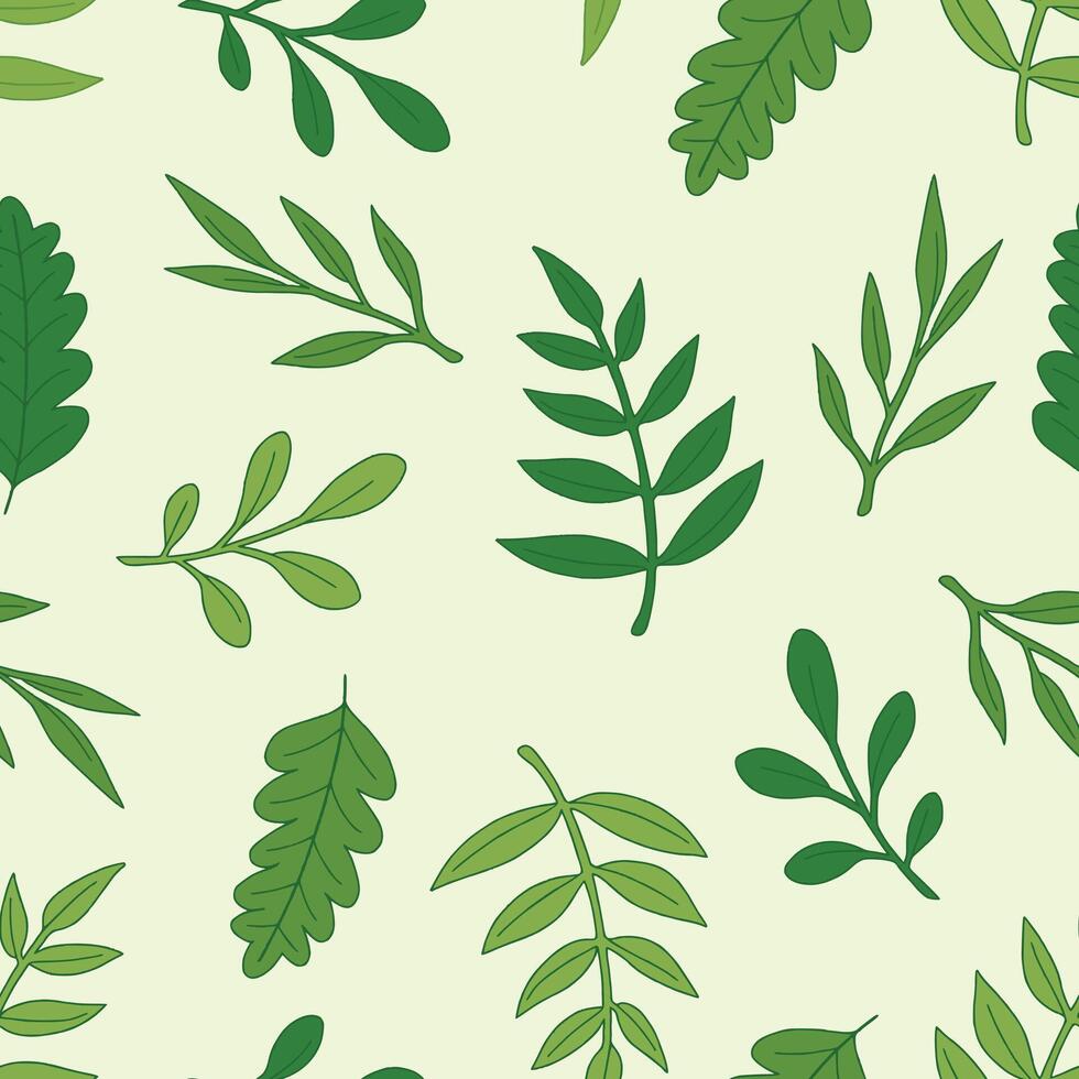 Foliage Seamless Pattern Background for Surface Print Fabric Fashion Wrapping vector
