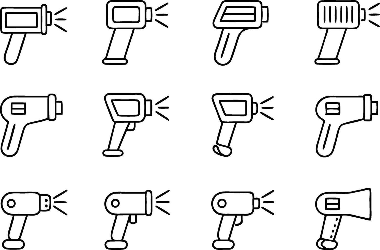 QR Code Reader and Scan Icons vector