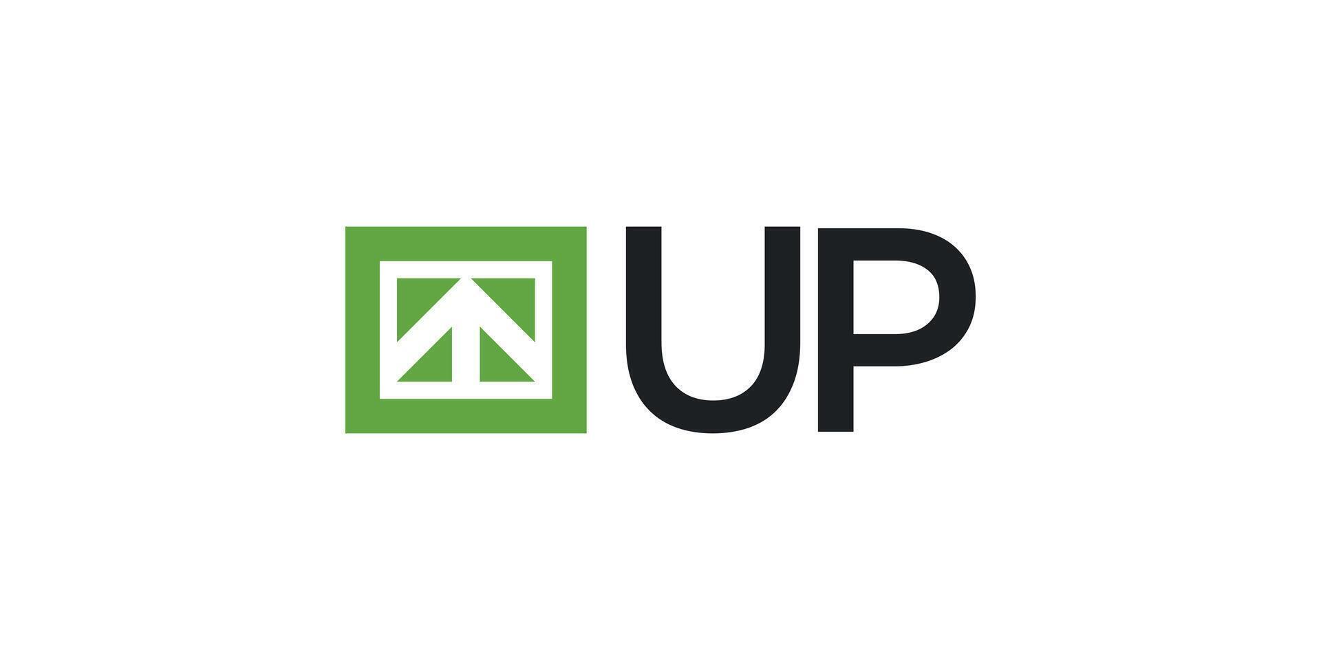 Arrow up symbol financial growth logo design. Premium vector