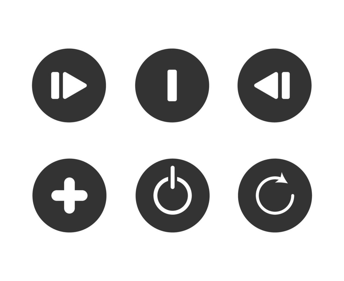 play button icon for free download vector
