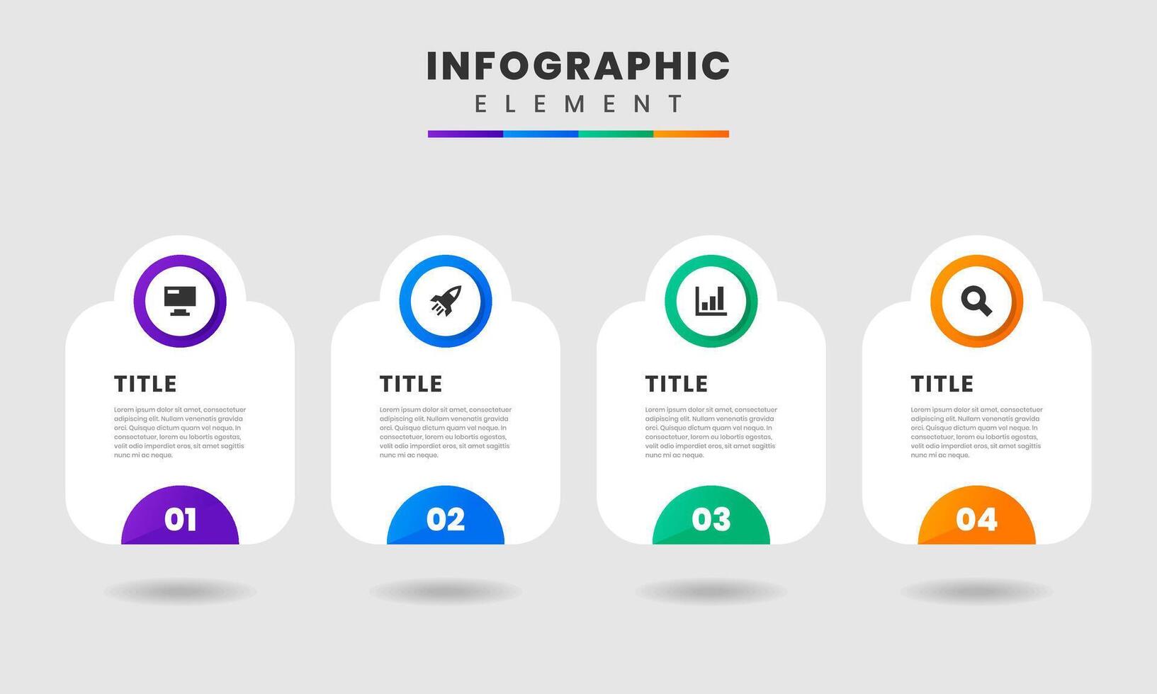 Abstract Infographic Element Design icon template can be used for process diagram, presentations, workflow layout, flow chart, infographic. vector