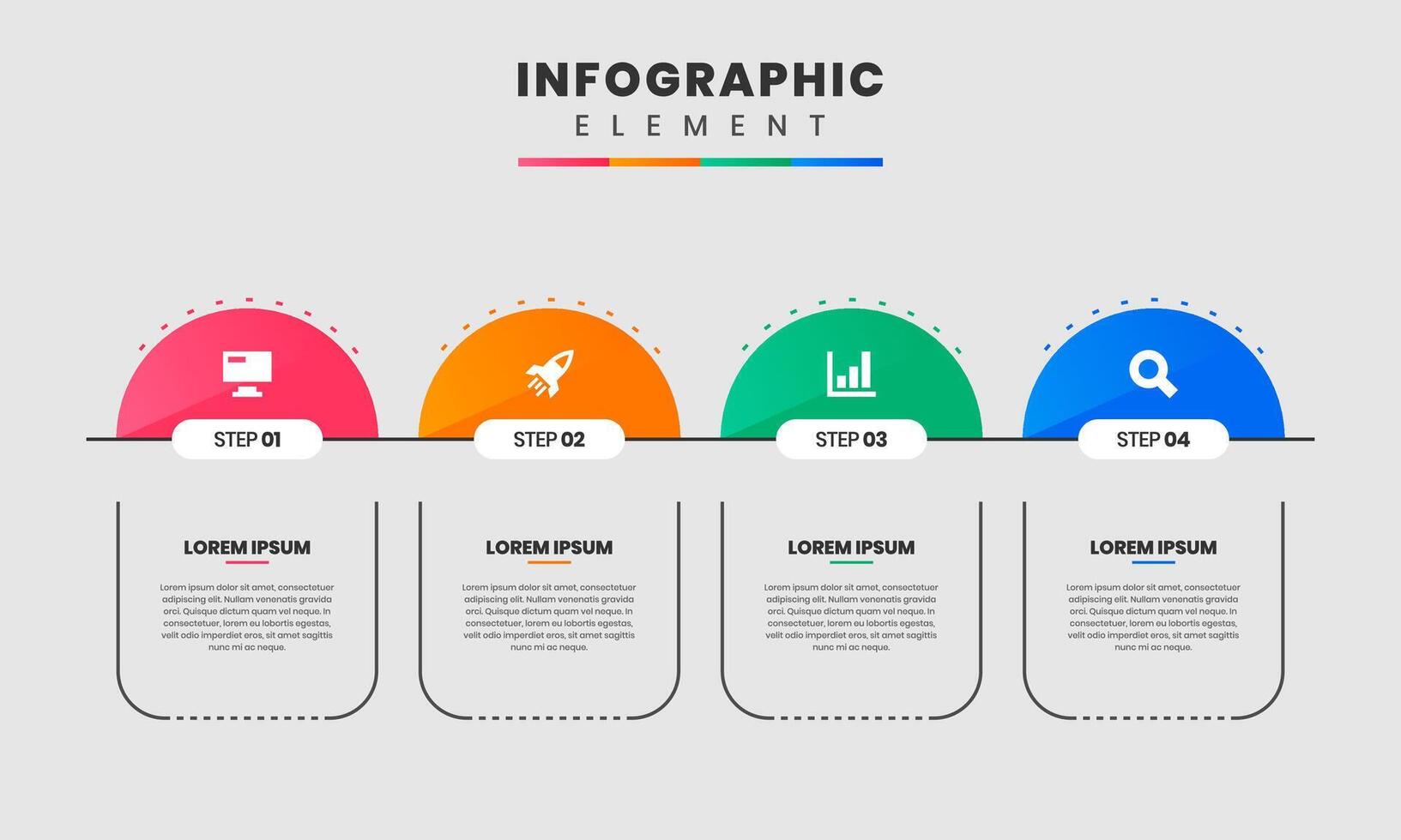Abstract Infographic Element Design icon template with steps. Can be used for process diagram, presentations, workflow layout, banner, infographic. vector
