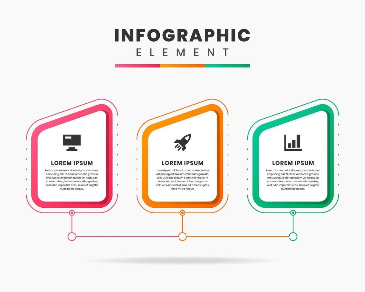 Abstract Infographic Element Design icon template. Can be used for process diagram, presentations, workflow layout, flow chart, infographic. vector
