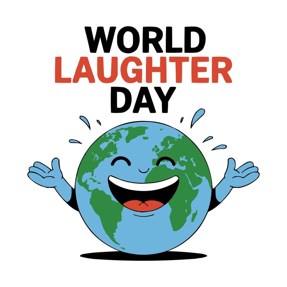 world laughter day vector