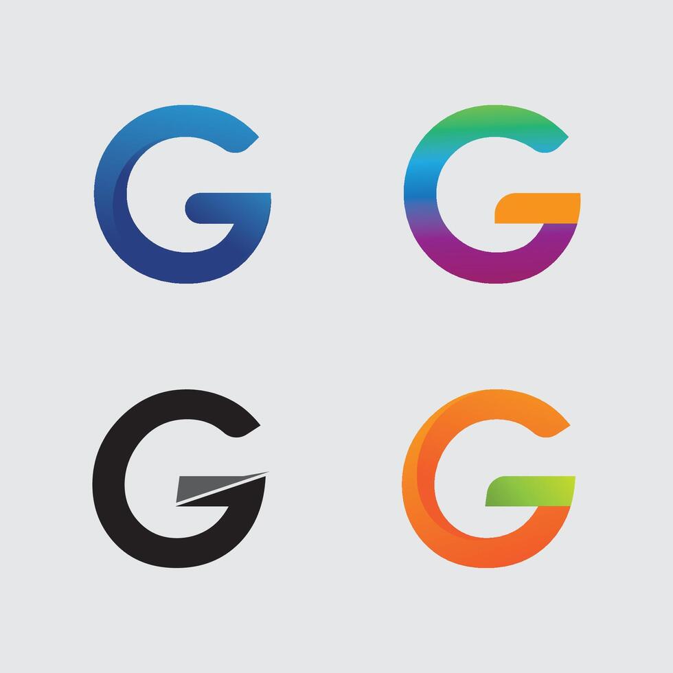 G logo and G icon stock image graphic icon identity vector