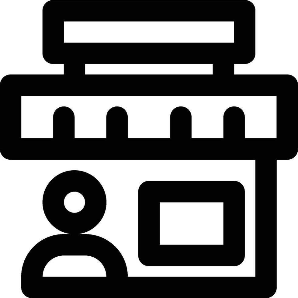 Consumer, Customer, Buyer Outline Icon vector
