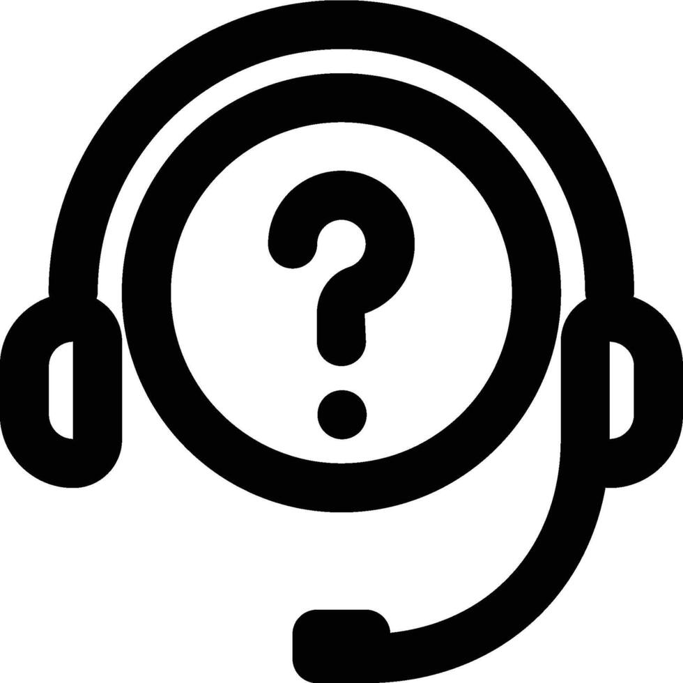 Help, Support, Helpdesk Outline Icon vector