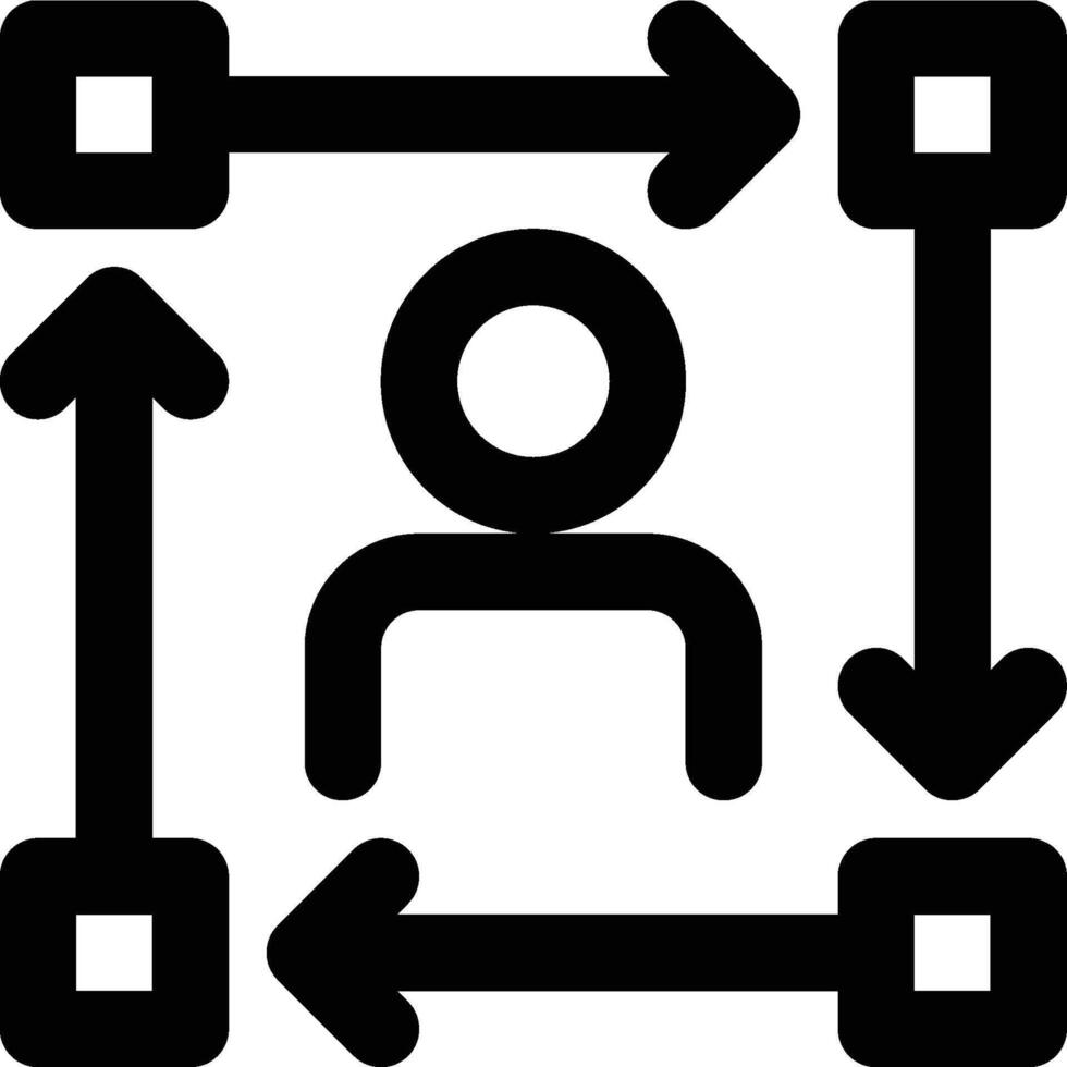 Consumer Patterns, Consumer, Customer Outline Icon vector