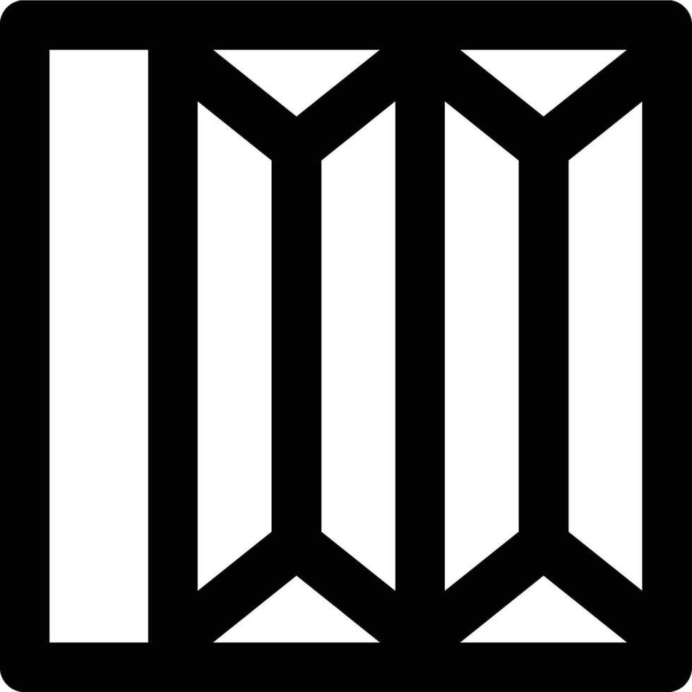 Folding Doors, Door, Garage Door Outline vector