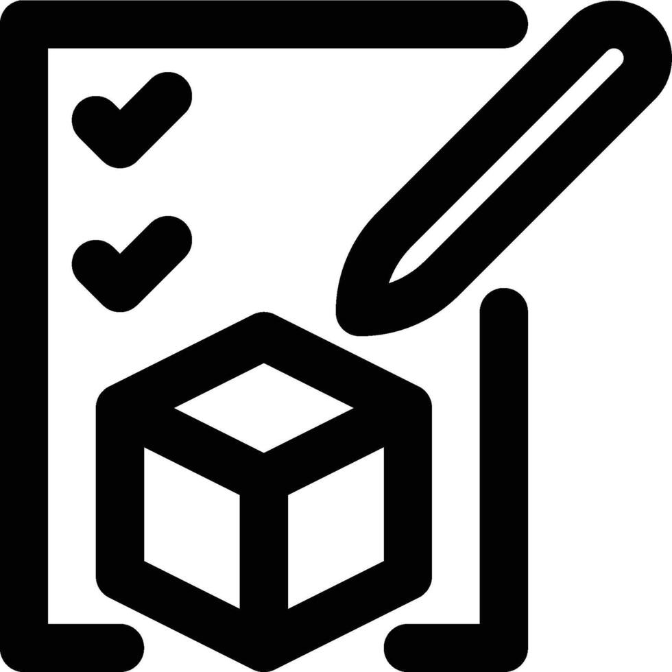 Ordering, Input Order, Supply Order Outline Icon vector