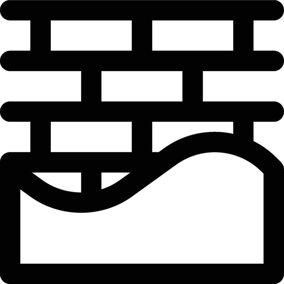 Cladding, Wall, Layering Outline vector