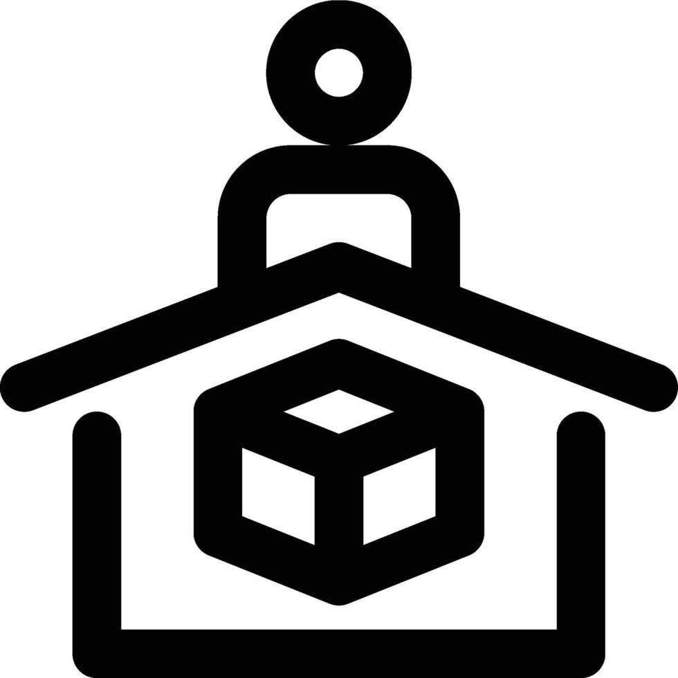 Consignment Stock, Product Owner, Consignment Outline Icon vector