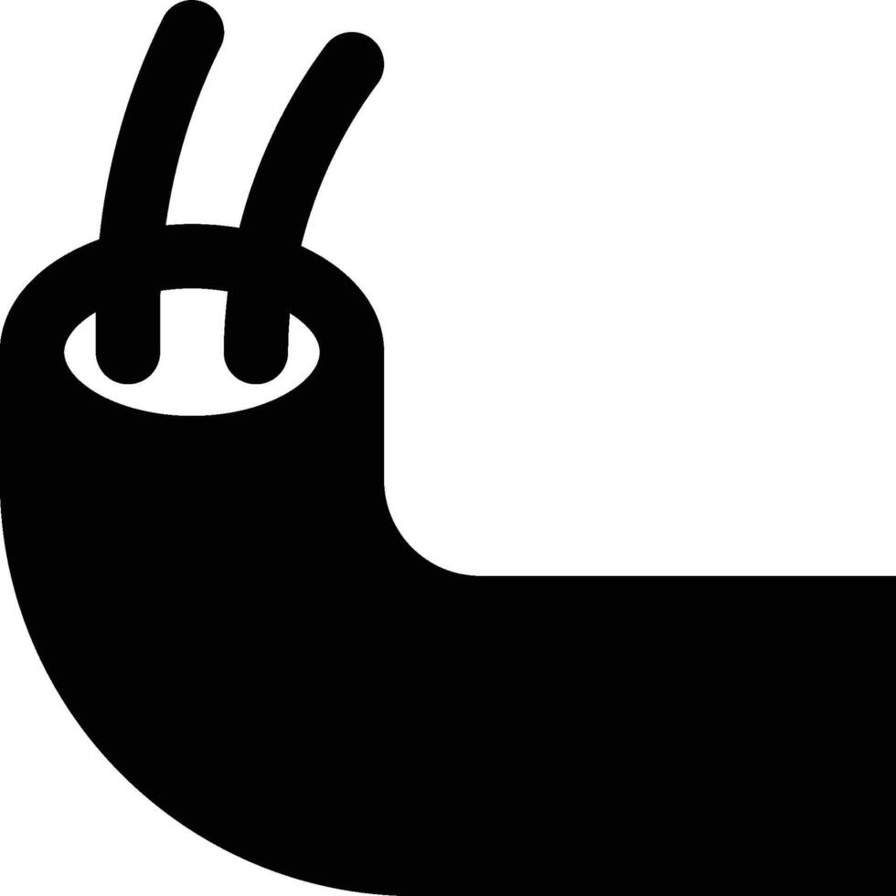 Cable, Wire, Electric Glyph Solid Icon vector