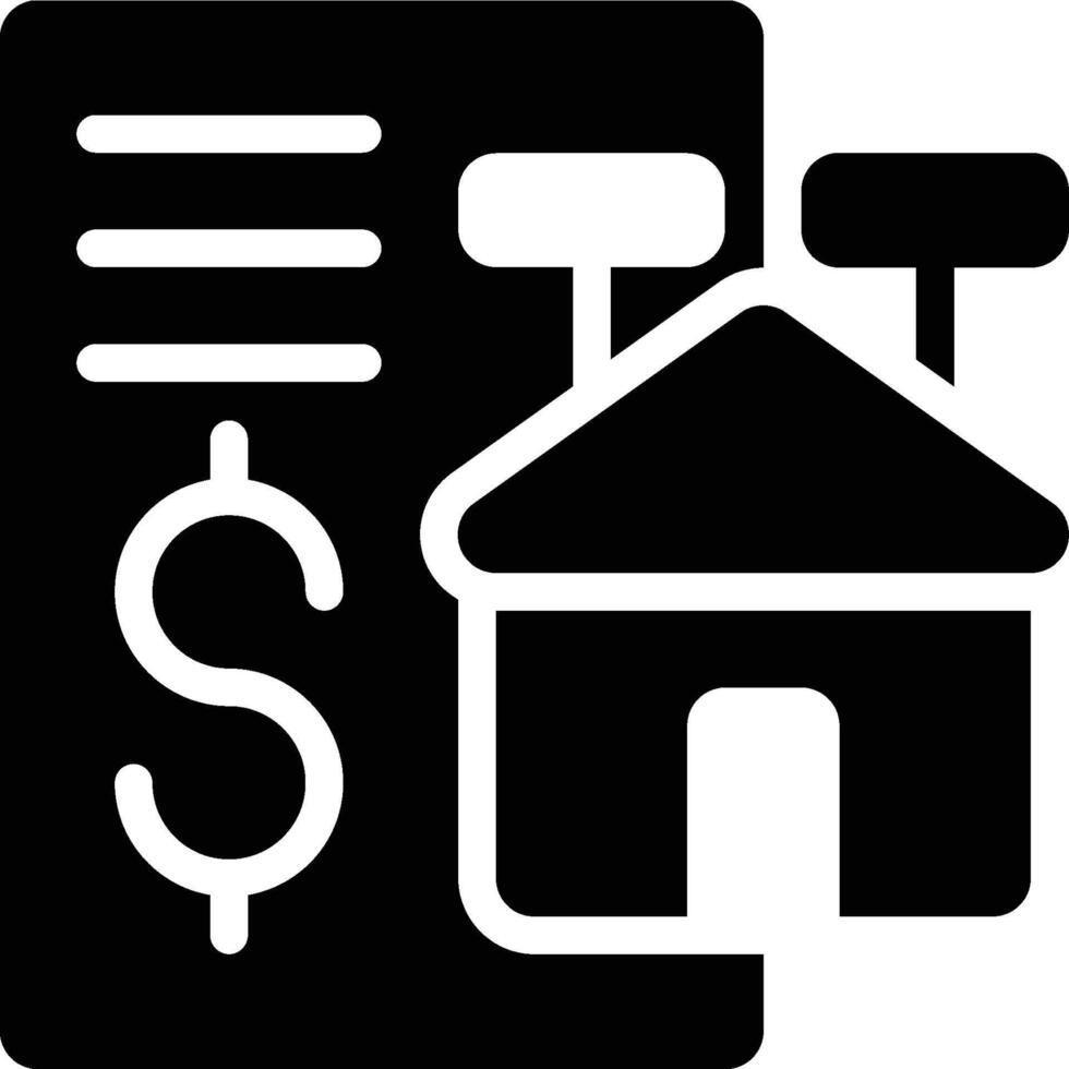 Construction Bidding, Construction, Bidding Glyph Solid Icon vector