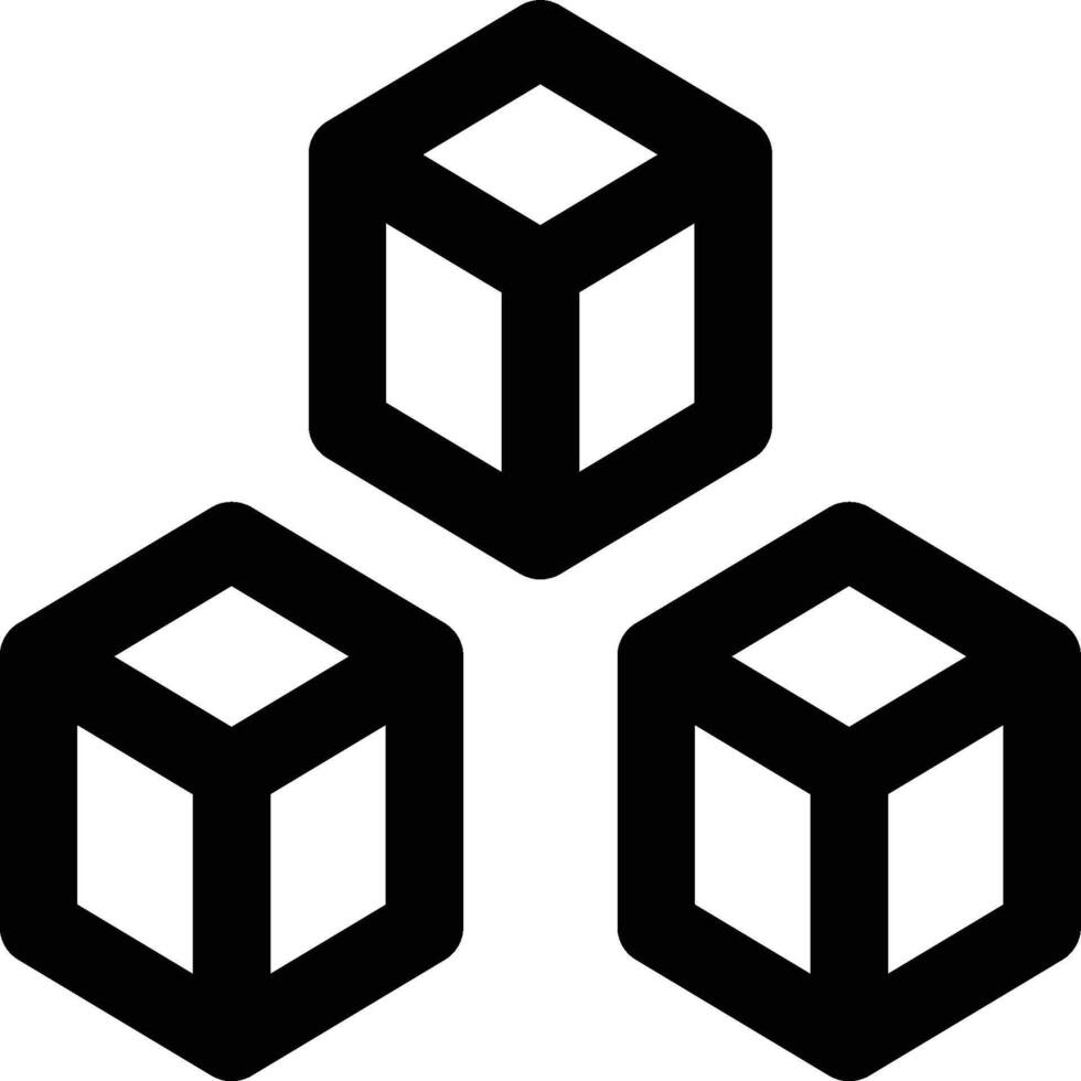 Stocks, Supply, Products Outline Icon vector