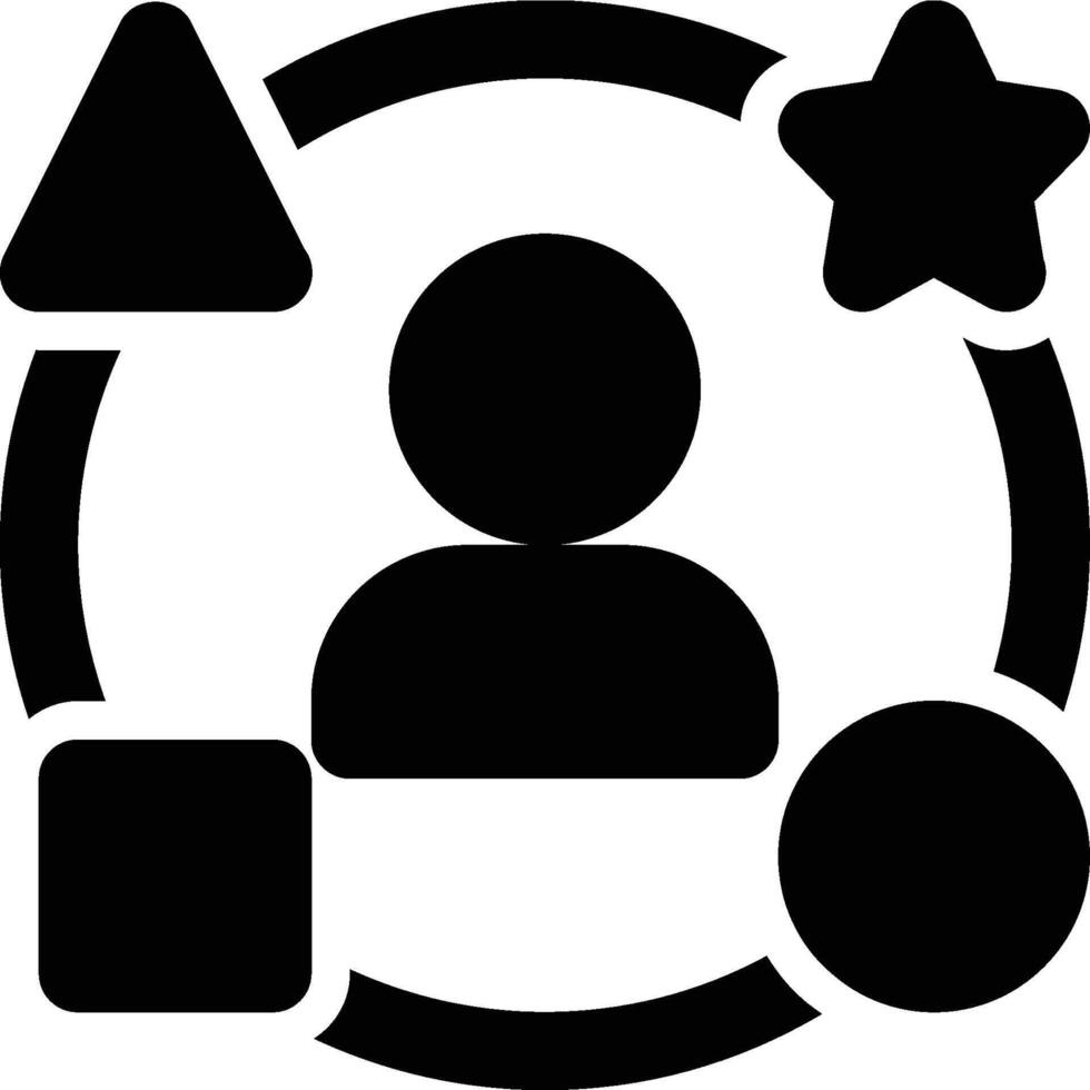Customer Experience, Customer Journey, User Experience Glyph Solid Icon vector