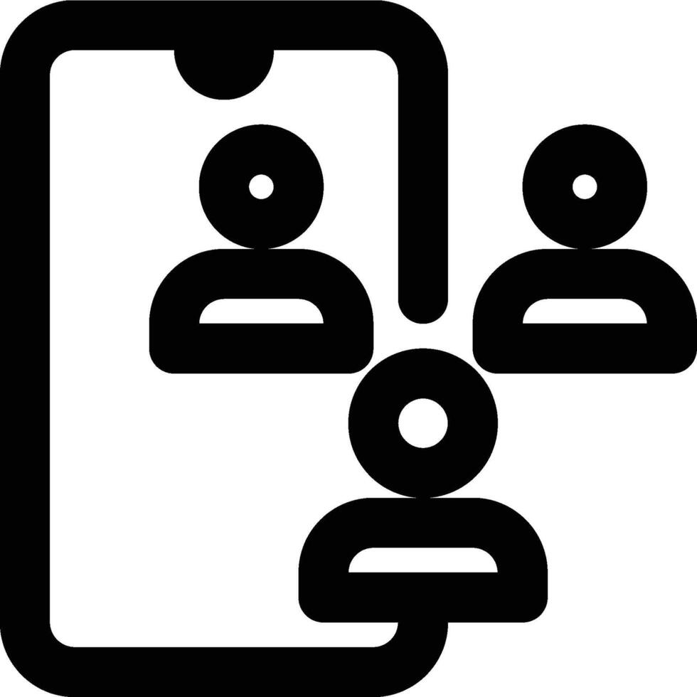Social Media, Social Network, Customer Engagement Outline Icon vector