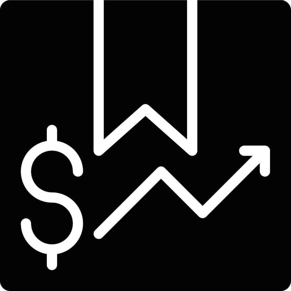 Markup, Increase, Product Glyph Solid Icon vector