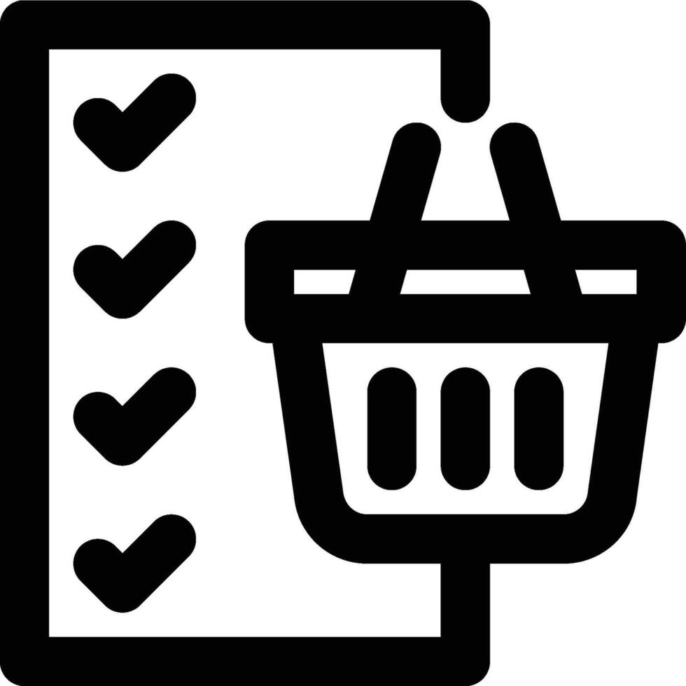 Checklist, Check List, List Outline Icon vector