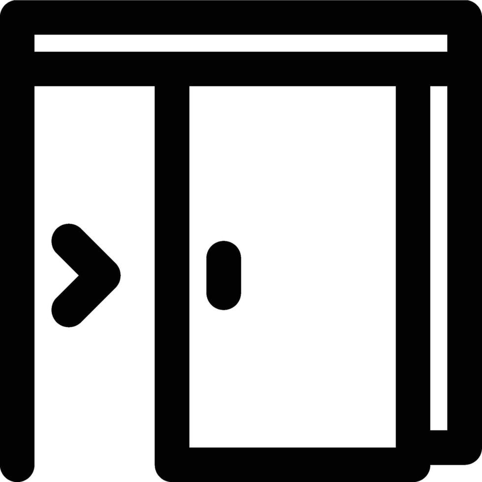 Sliding Door, Doors, Doorway Outline vector