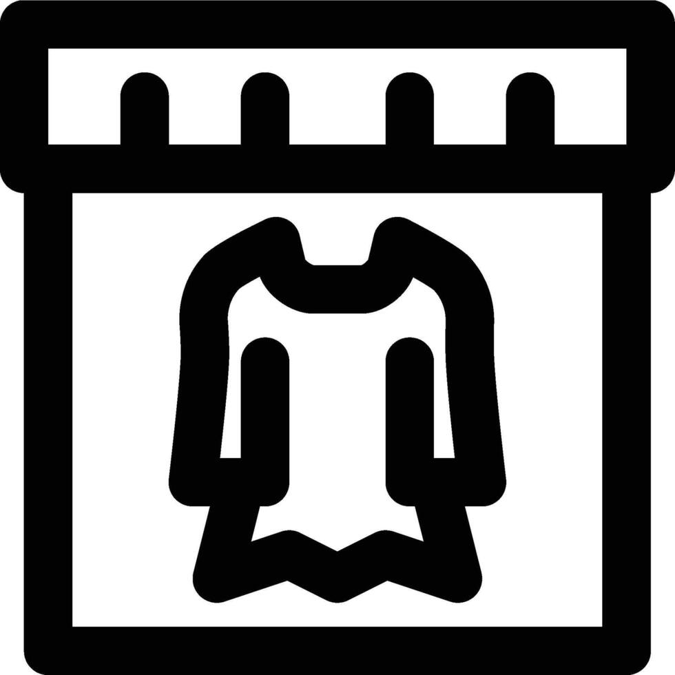 Boutique, Store, Shop Outline Icon vector