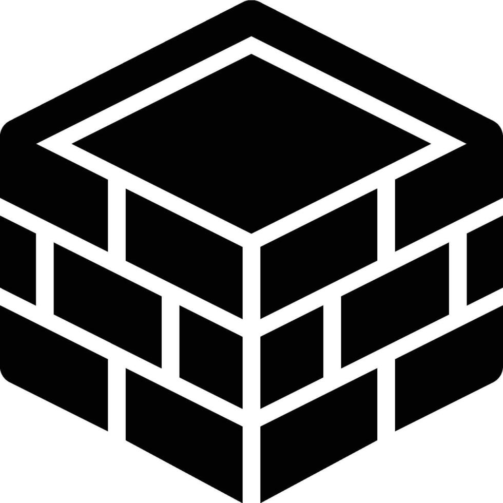 Foundation, Construction, Building Glyph Solid Icon vector