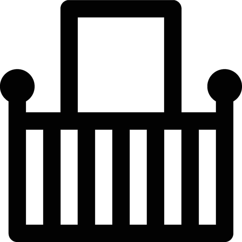 Balcony, Railing, Handrails Outline vector