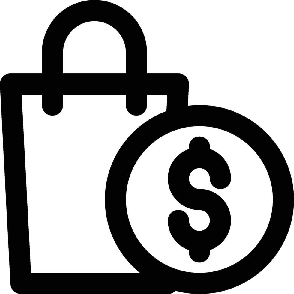 Price, Retail, Shopping Outline Icon vector