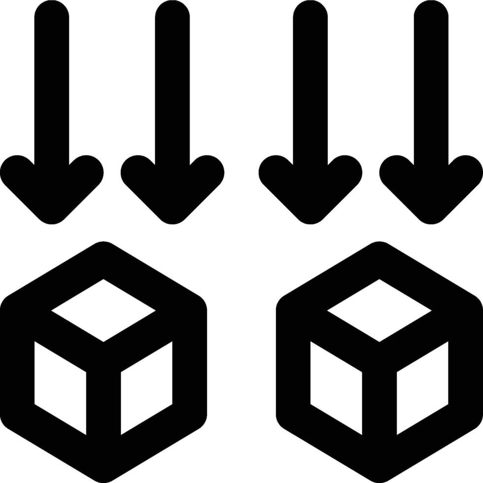 Minimum Stock, Minimum Inventory, Minimal Stock Outline Icon vector