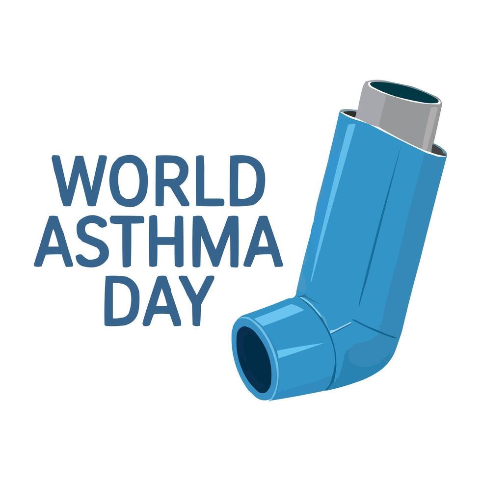 world asthma day concept illustration vector