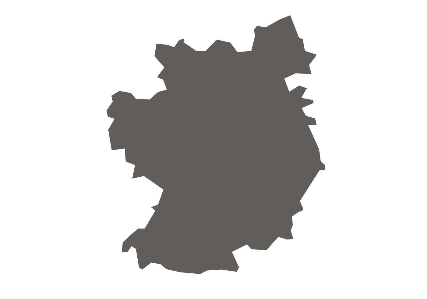 Chhindwara District Map Highlighted on Madhya Pradesh State Map. vector