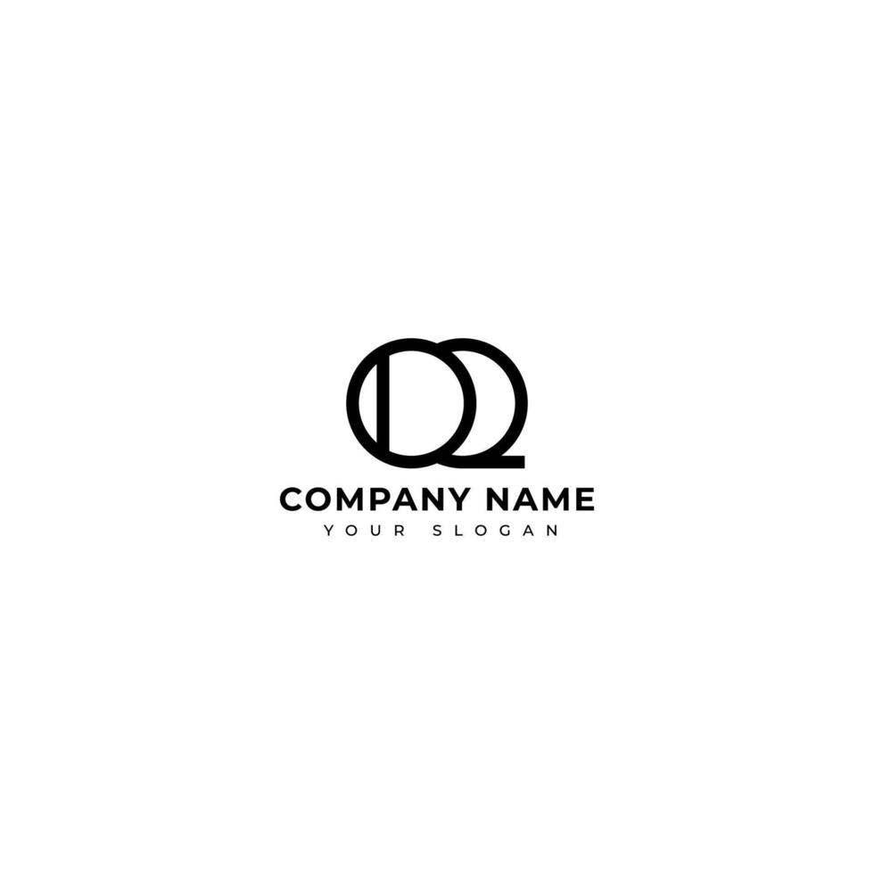 Modern Letter OQ logo design template vector