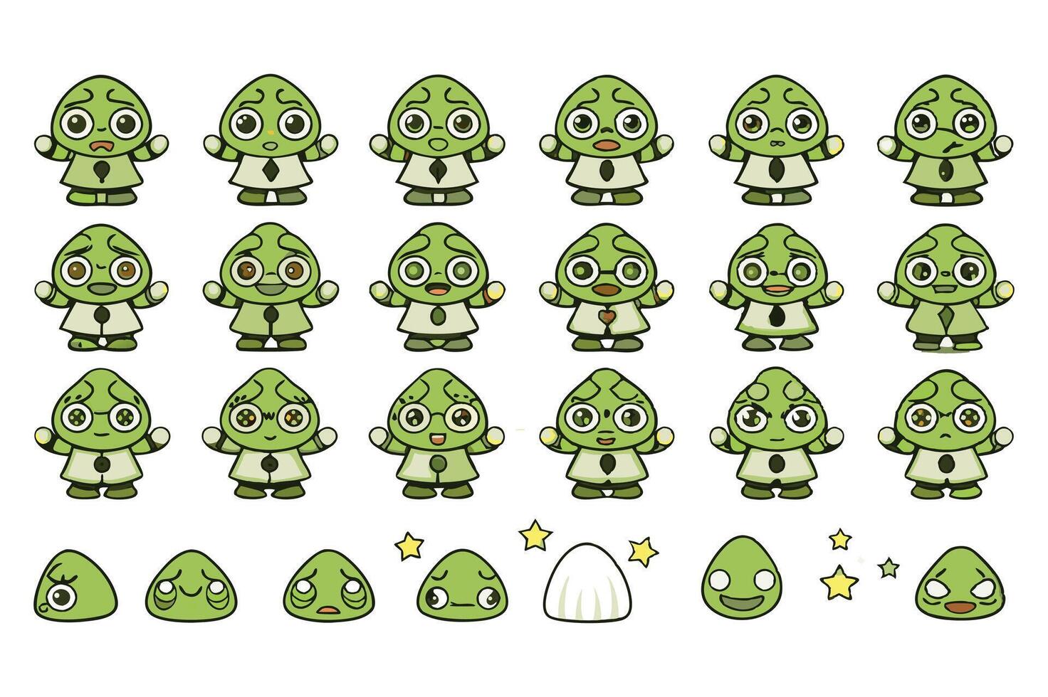 Bold Emoji Illustrations for Creative Projects vector