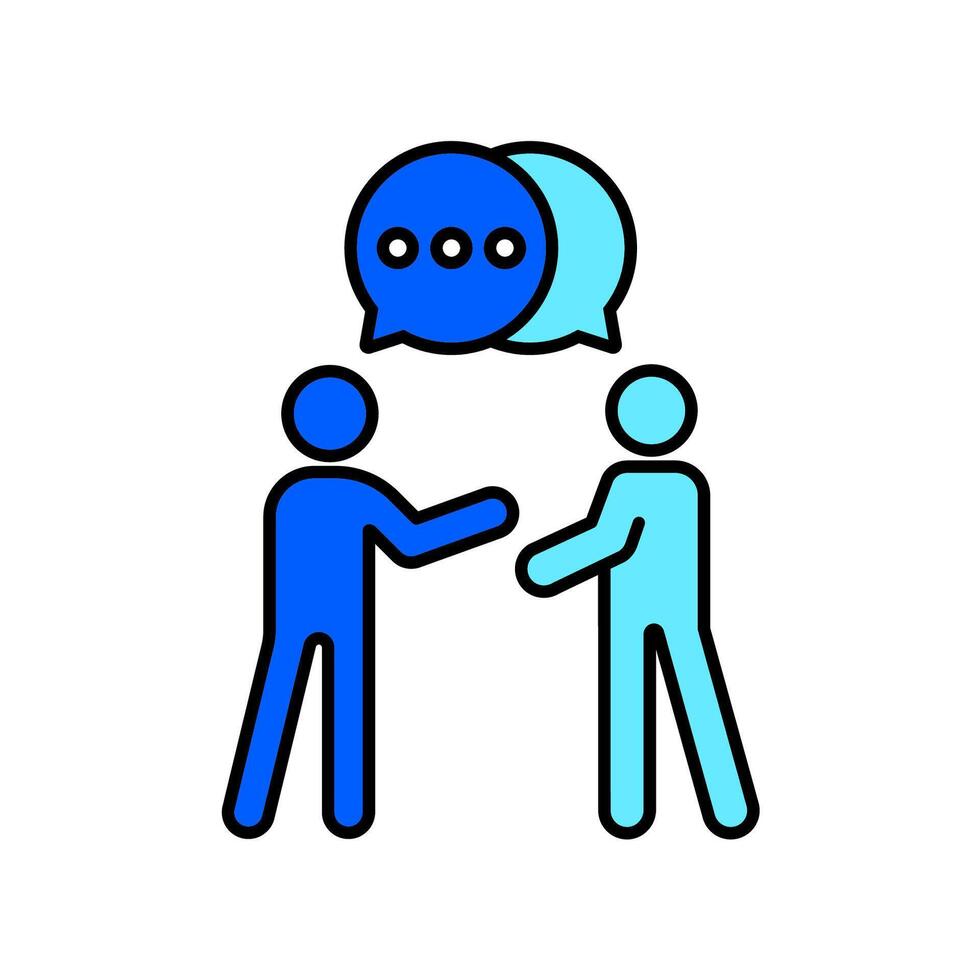 Icon a communication isolated against a clean background vector