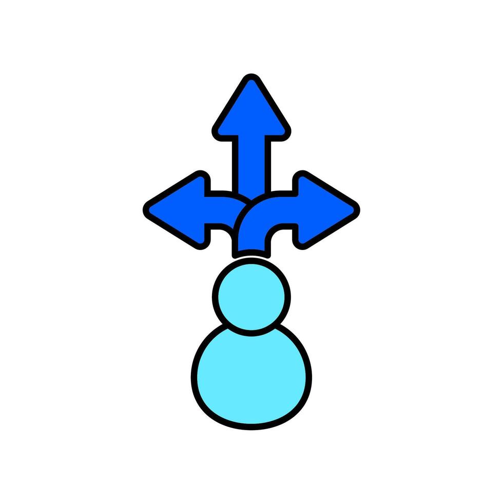 Icon a guidance, isolated against a clean background. vector