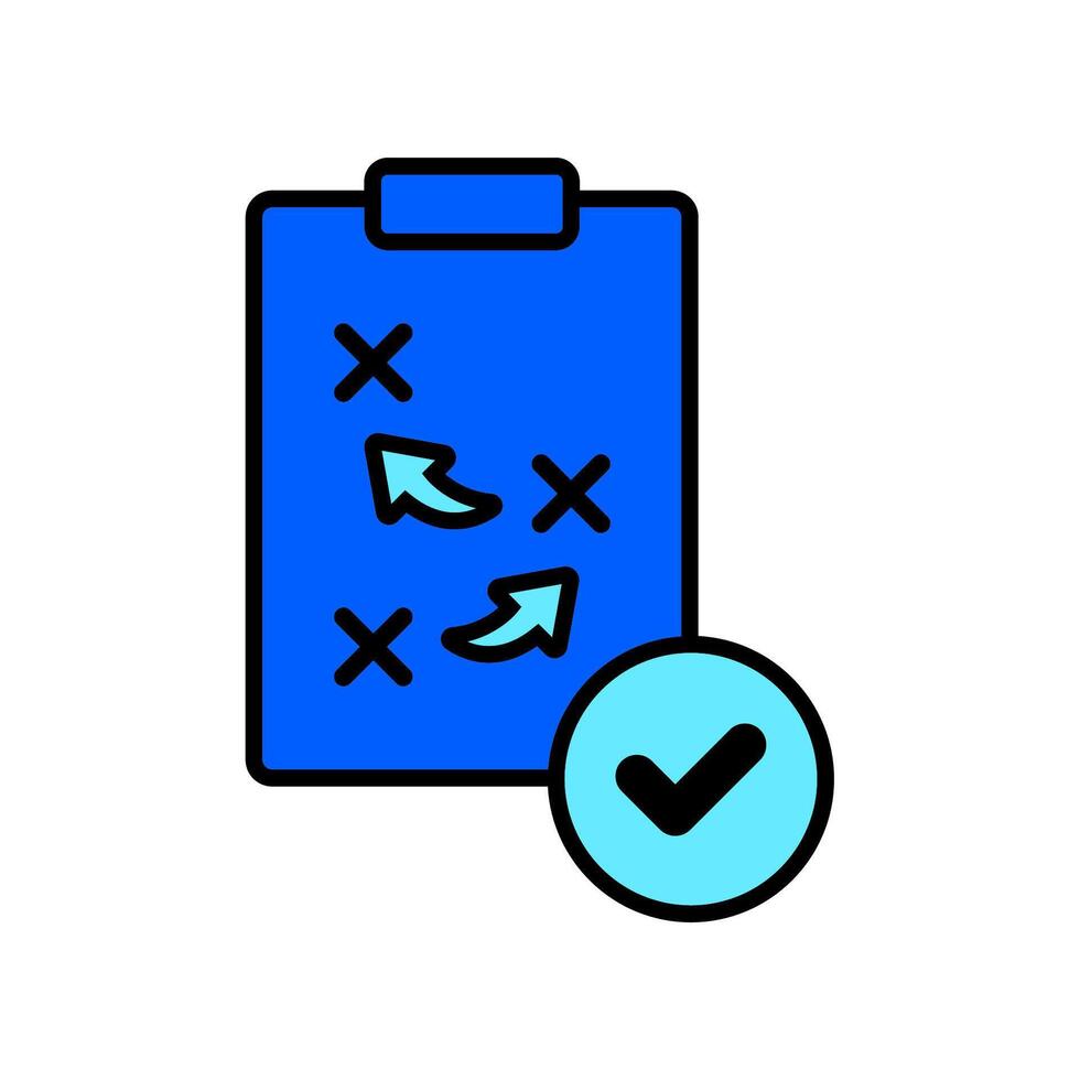 Icon a strategy vector