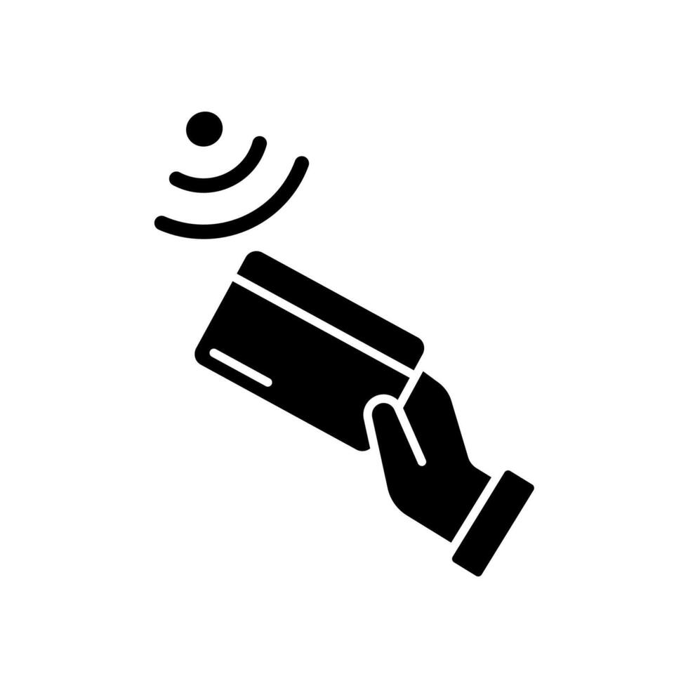 Icon a contactless, isolated against a clean background vector
