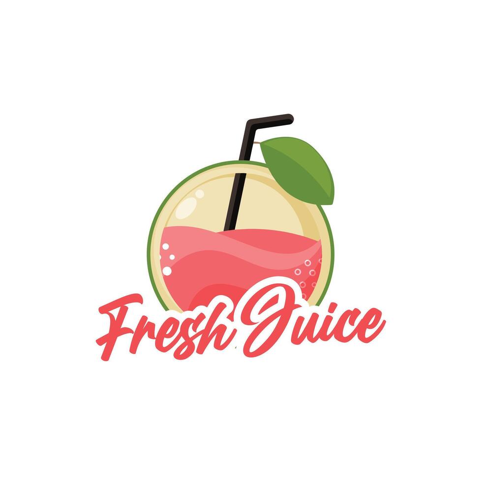 Fresh Juice Logo Design Template vector